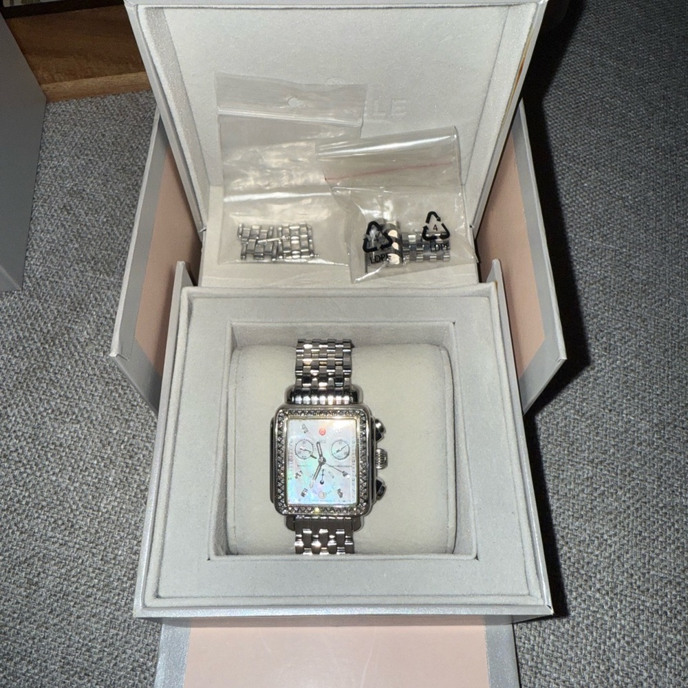 Michele Silver Watch deco